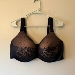 Soma Stunning Support Balconet Elegant Black Lace Bra, Size 42G Women’s